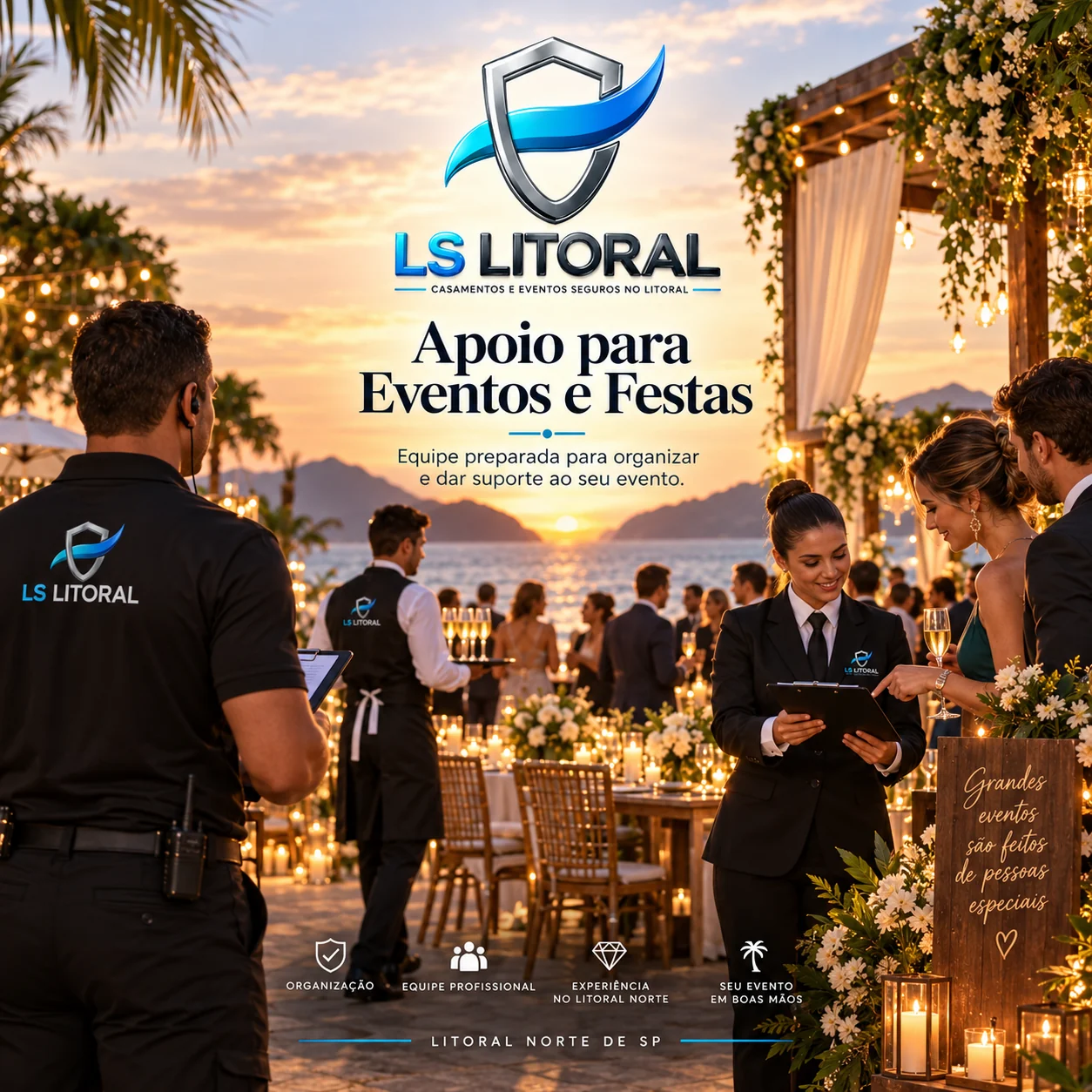 Apoio para Festas