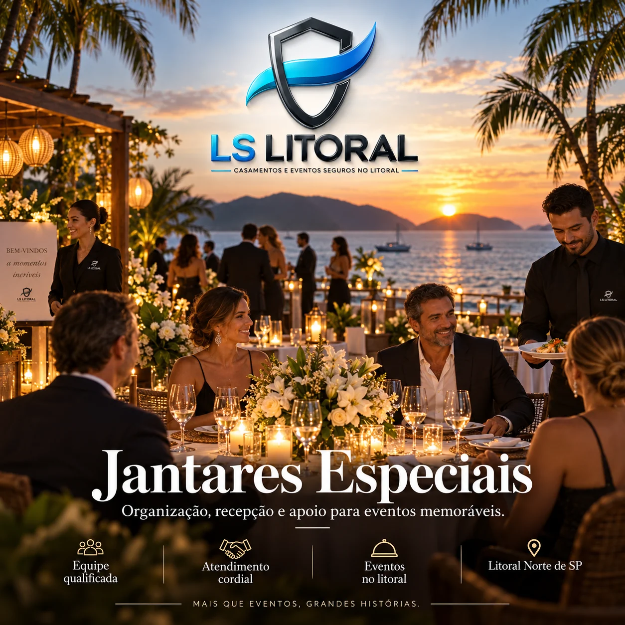 Jantares Especiais na Praia